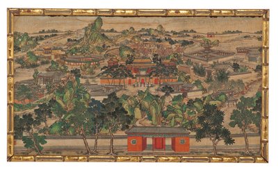 Una delle ventiquattro scene del Sogno della Camera Rossa da School Chinese