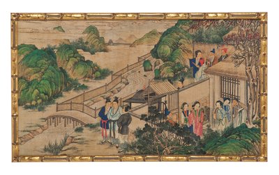 Una delle ventiquattro scene del Sogno della camera rossa da School Chinese