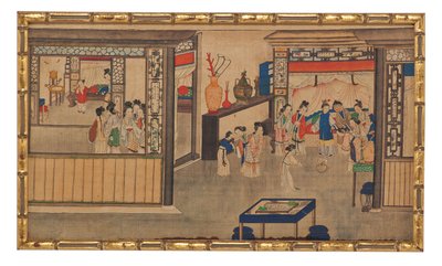 Una delle ventiquattro scene del Sogno della camera rossa da School Chinese