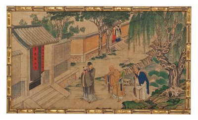 Una delle ventiquattro scene del Sogno della camera rossa da School Chinese