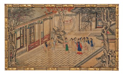 Una delle ventiquattro scene del Sogno della camera rossa da School Chinese