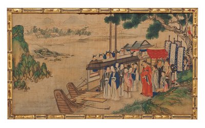 Una delle ventiquattro scene del Sogno della camera rossa da School Chinese