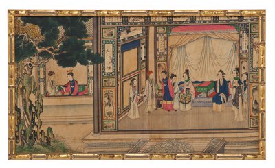 Una delle ventiquattro scene del Sogno della camera rossa da School Chinese