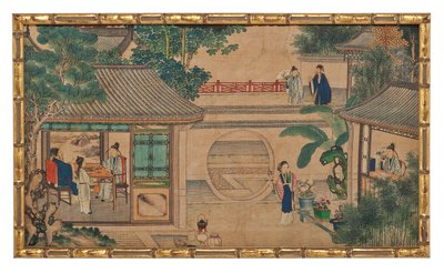 Una delle ventiquattro scene del Sogno della camera rossa da School Chinese