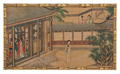Una delle ventiquattro scene del Sogno della camera rossa da School Chinese