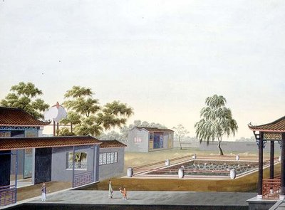 Giardino Murato, c.1820-40 da School Chinese