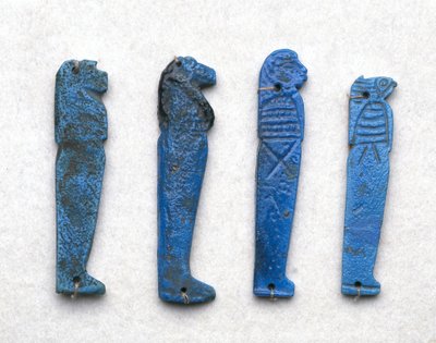 Amuleto di un Figlio di Horus, periodo greco-romano, 332 a.C.-395 d.C. da School Egyptian