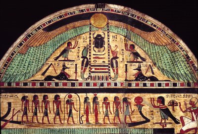 Stele funeraria del grande sacerdote di Amon Ousirour da School Egyptian