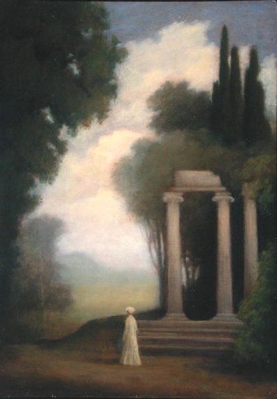 Una figura e un tempio da School English