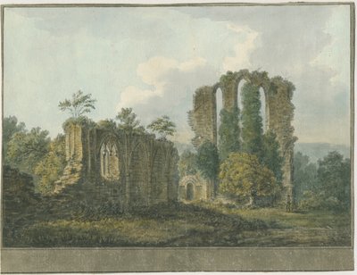 Abbazia di Croxden: acquerello da School English
