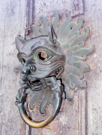 Knocker del Santuario della Cattedrale di Durham, copia dell