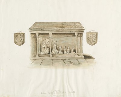 Chiesa di Eccleshall - Tomba del vescovo Bentham da School English