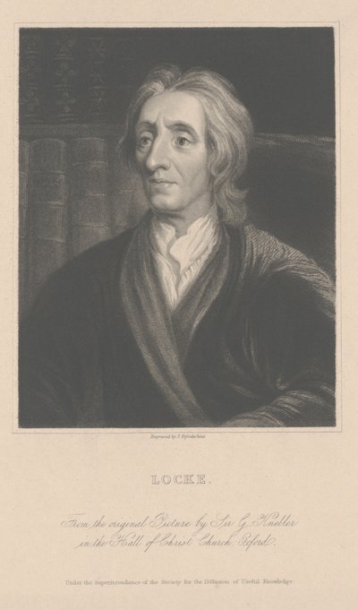 John Locke, inciso da J. Posselwhite (incisione) da School English