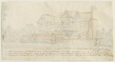 Kingswinford - Bradley Hall: disegno a matita colorata da School English