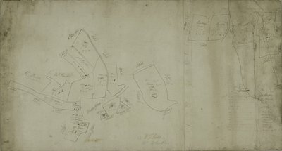 Mappa di Willesden, Londra (litografia) da School English