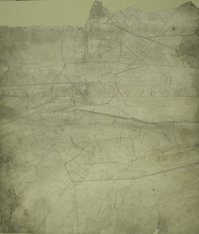 Mappa di Willesden, Londra (litografia) da School English