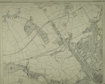 Mappa di Willesden, Londra da School English