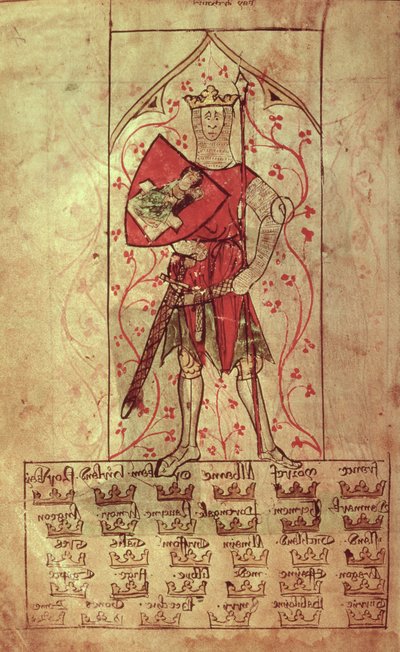 Re Artù e i Trenta Regni scritti durante il regno di Edoardo II (1248-1327) da School English