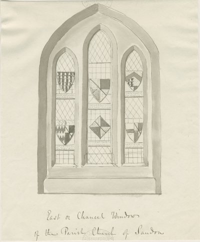 Chiesa di Sandon - Finestra Est del Presbiterio da School English