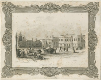Stafford - Piazza del Mercato (incisione) da School English