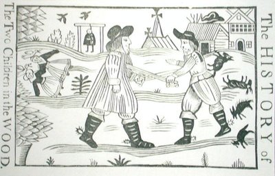 La storia dei due bambini nel bosco, da una raccolta di chapbook sull