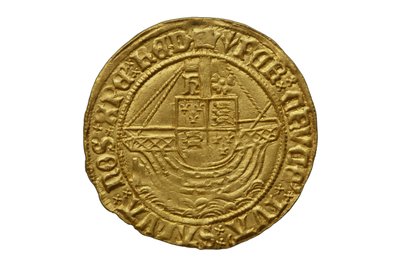 Moneta Tudor dal tesoro di Asthall da School English