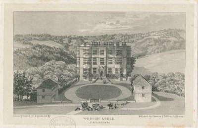 Wootton Lodge (litografia) da School English