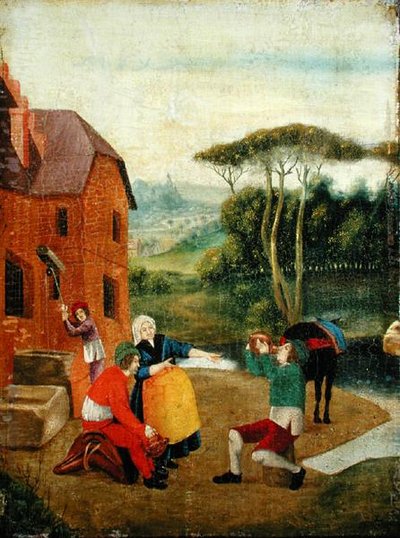 Figure in un Paesaggio da School European