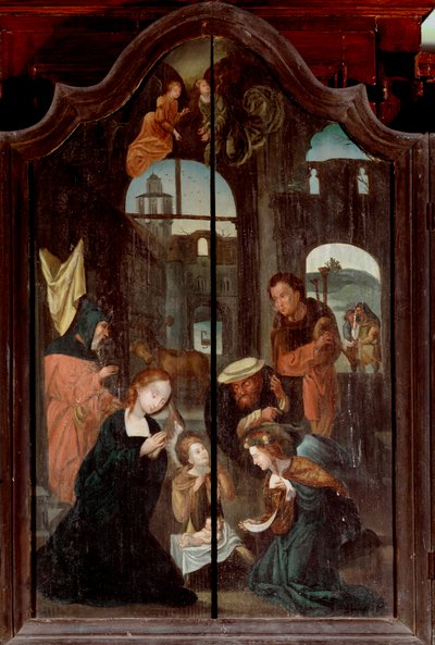 Trittico della Natività, Pannello centrale (dettaglio) da School Flemish
