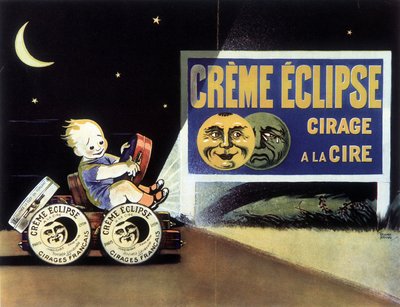Pubblicità per la cera lucidante "Eclipse Creme" da School French