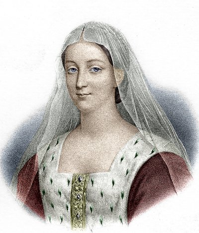 Agnese Sorel, amante del re francese Carlo VII da School French