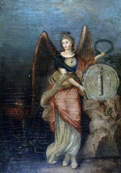 Allegoria della Rivoluzione e della Repubblica (Simboli Massonici) da School French