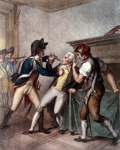 Arresto di Maximilien de Robespierre il 27 luglio da School French