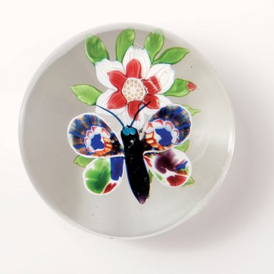 Peso a farfalla e fiore Baccarat, l