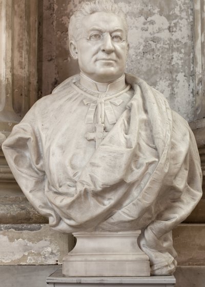 Busto di Alfred Williez (marmo) da School French