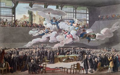 Rivoluzione francese (1789-1799): Il Giuramento della Pallacorda a Versailles il 20 giugno 1789 da School French