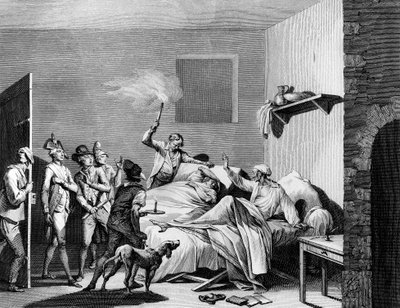 Rivoluzione francese e movimento antirivoluzionario: Loiserolles figlio fu salvato dal padre che prese il suo posto nel tribunale rivoluzionario il 26 luglio 1794 e perì per lui. Parigi, Biblioteca dell