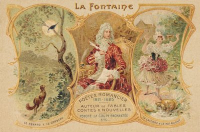 Jean de La Fontaine (stampa) da School French