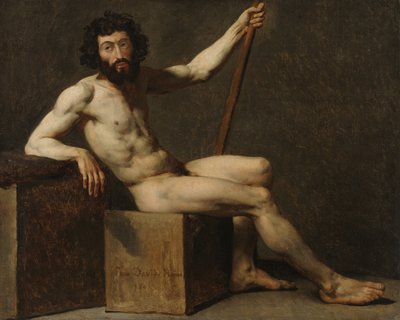 Studio di nudo, fine XVIII-inizio XIX secolo da School French