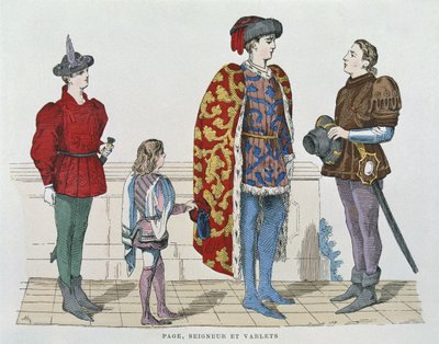 Paggio, signore e valletto da School French