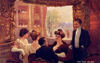 Opera di Parigi (stampa) da School French