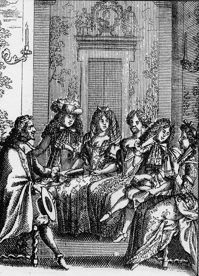 Rappresentazione di una scena della commedia 