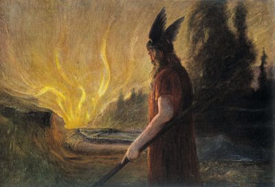 Dio Odino, immagine tedesca da School German