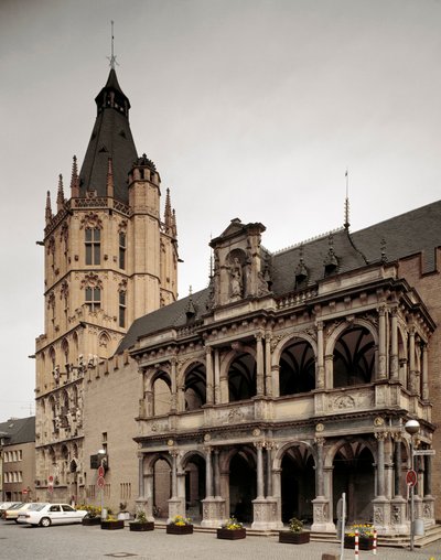 Veduta del municipio di Colonia, Germania da School German