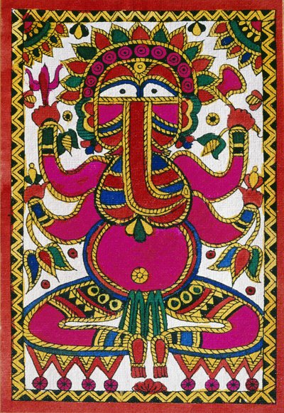 Dio elefante Ganesh da School Indian
