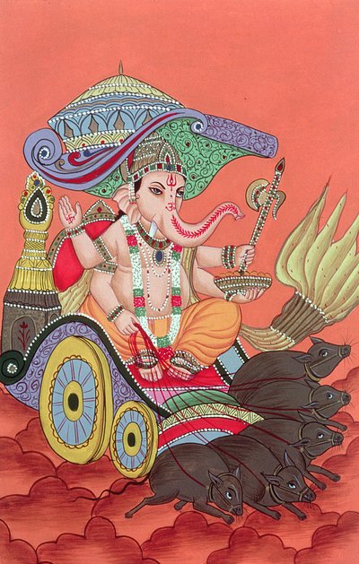 Ganesh, il Dio Elefante da School Indian