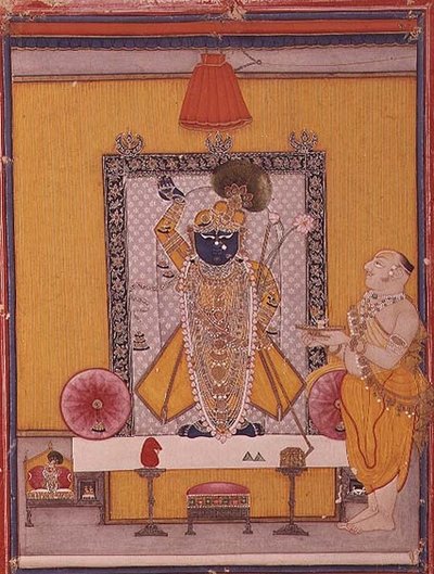 Immagine di Krishna con devoto da School Indian
