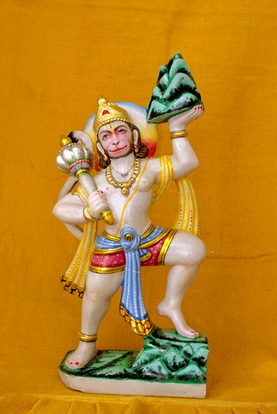 Signore Hanuman in marmo India da School Indian