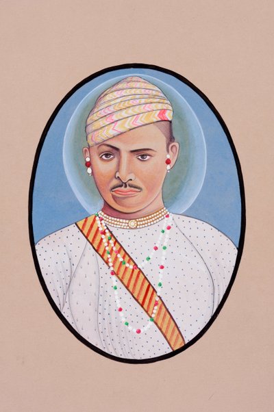 Miniatura di Maharao Umed Singh da School Indian