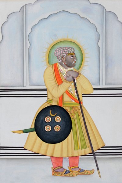 Miniatura di Mirza Raja Man Singh, Jaipur da School Indian